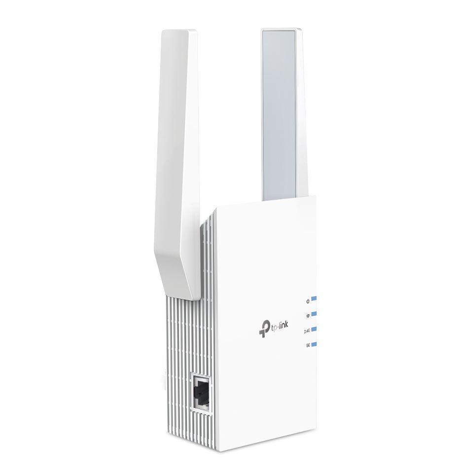 RANGE EXTENDER TP-LINK wireless 3000Mbps, 1 port Gigabit, 2 antene externe, 2.4 / 5Ghz dual band, Wi-Fi 6, "RE705X" (include TV 1.75lei)