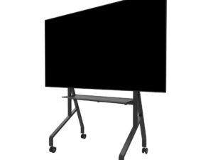 Neomounts FL50-525BL1 - Voz�k - pevn� - pro ploch� panel - podlahov� stojan - uzamykateln� - ocel - �ern� - velikost obrazovky: 55"-86"