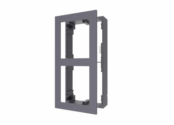 PANOU frontal HIKVISION pt 2 module de videointerfon modular Hikvision DS-KD-ACW2, montare aplicata, aluminiu, 219mm x 107mm x 4mm, "DS-KD-ACW2"