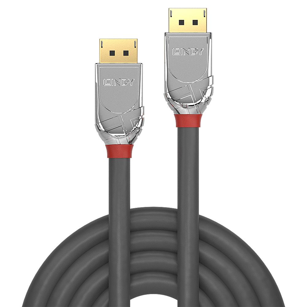 Lindy 5m DisplayPort 1.2 Cable, Cromo Line