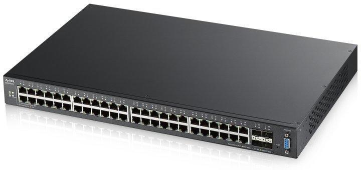 Switch ZYXEL XGS2210-52, 48 Ports Gigabit, Managed L3, 4xSFP, Rack-Mount