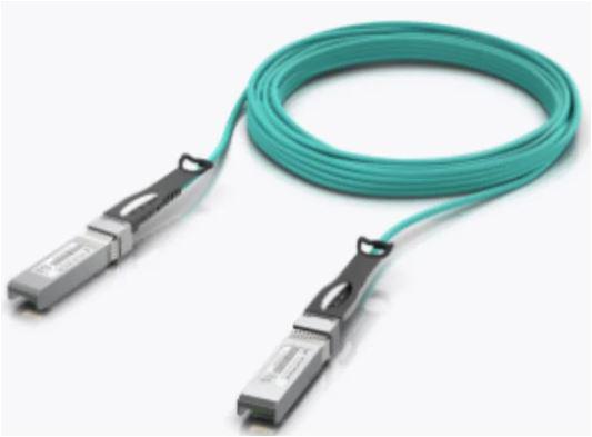 UBIQUITI FIBRE OPTIC CABLE SFP+ 10M AQUA "UACC-AOC-SFP10-10M"