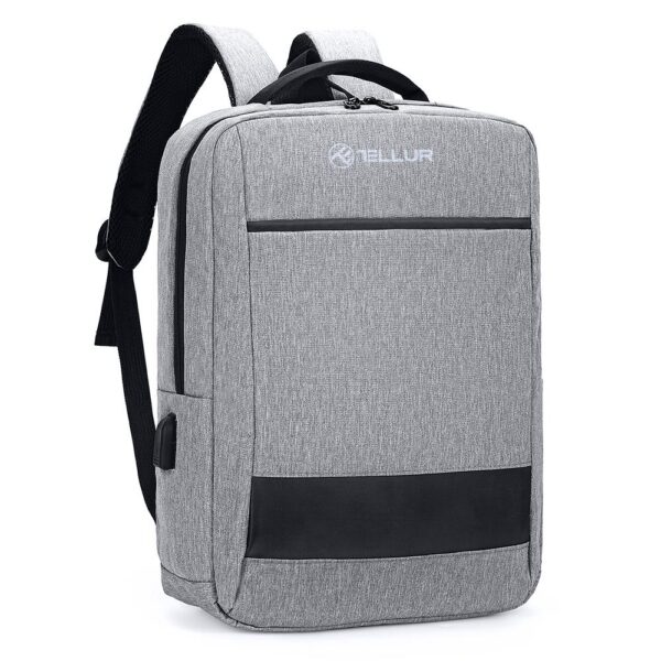 Tellur 15.6 Laptop Backpack Nomad Grey - Image 2