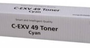 Toner Original Canon Cyan, EXV49C, pentru IR C3320 Advance|IR C3320I Advance|IR C3325I Advance|IR C3330I Advance|IR C3520I Advance|IR C3525I Advance|IR C3530I Advance, 19K,NOPP, "CF8525B002AA"