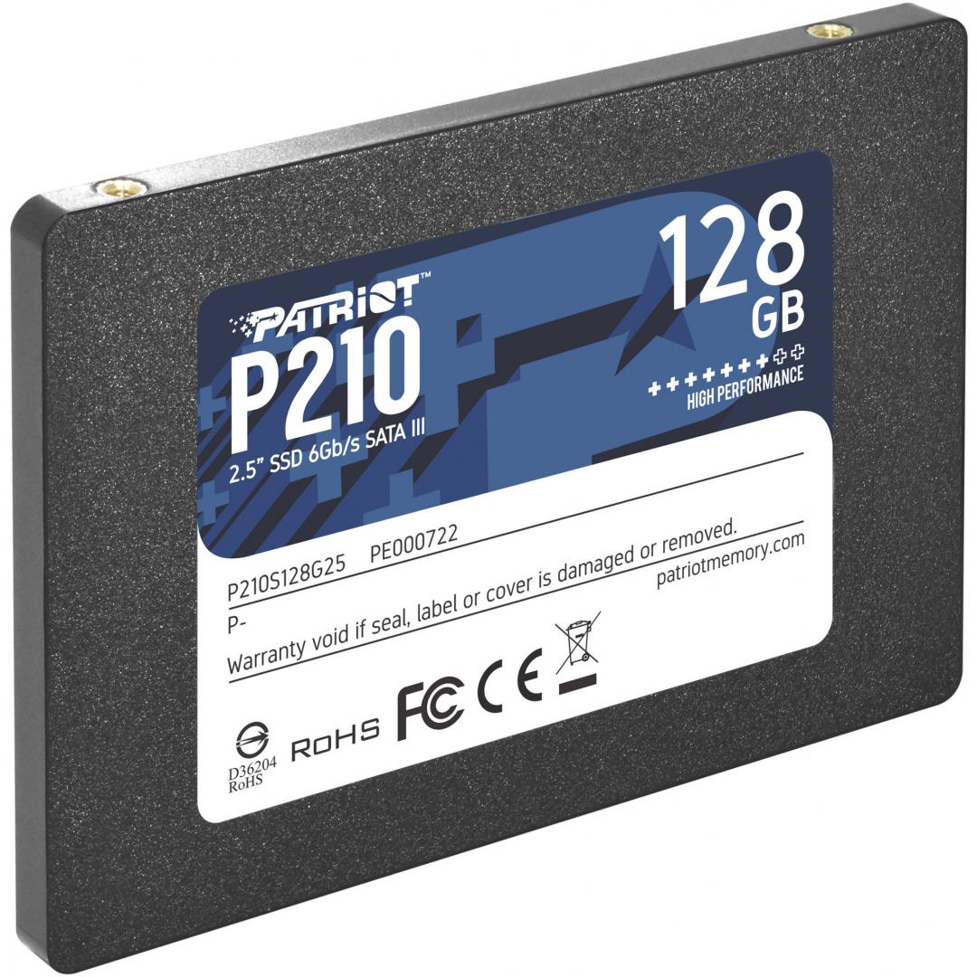 PATRIOT P210 128GB SSD / 2,5" / Interní / SATA 6GB/s / 7mm