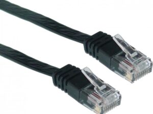 PATCH CORD UTP SPACER Cat5e, cupru-aluminiu, 3 m, negru, AWG26, "SP-PT-CAT5-3M-BK"/45505697 (timbru verde 0.08 lei)