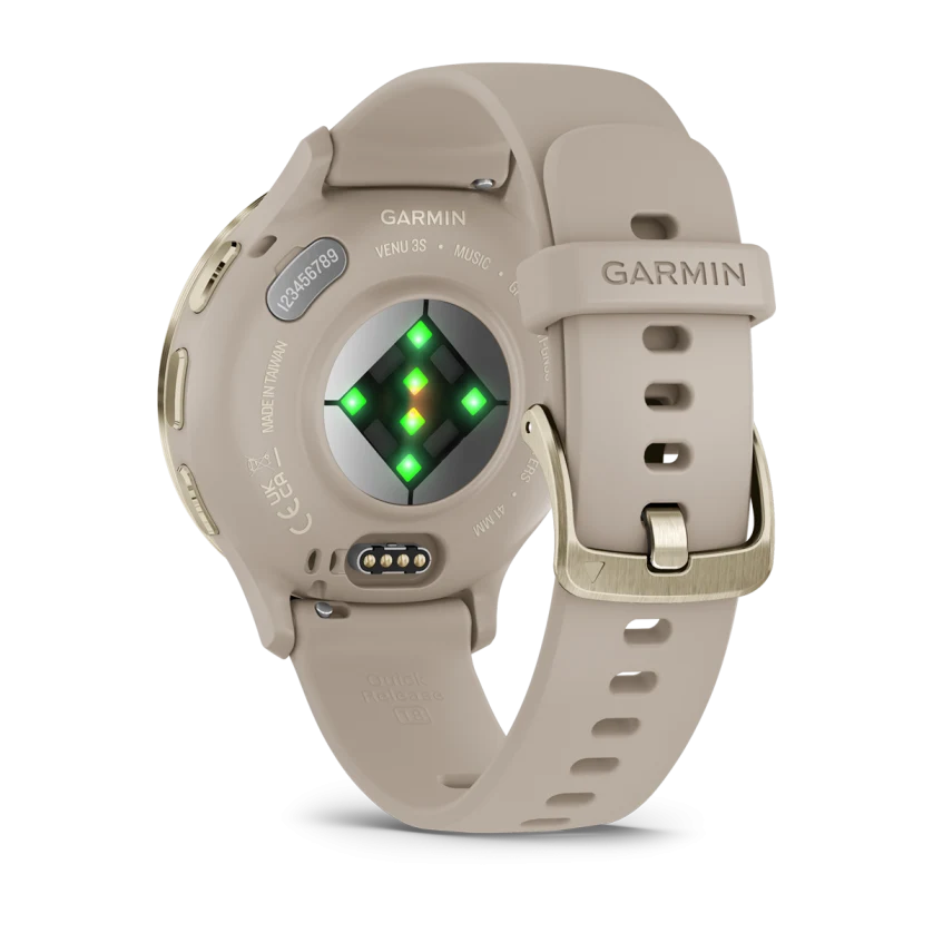 SMARTWATCH Garmin Venu 3S Soft Gold/French Gra "010-02785-02" (timbru verde 0.18 lei) - Image 3