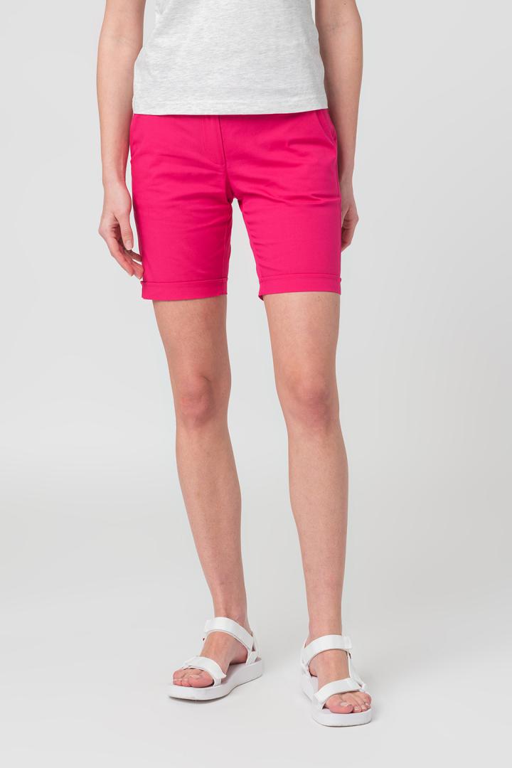 PANTALONI SCURT CASUAL FEMEI FUXIA XS - Image 4
