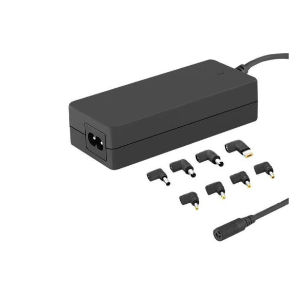 Qoltec 50012 Automatic universal power adapter 90W | 9 plugins | +power cable