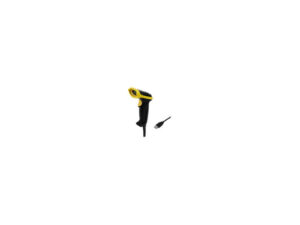 Qoltec 50860 Wired Laser Barcode Scanner 1D | USB