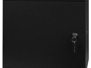 Stalflex Rack Cabinet 10" 6U  300mm  Full Door  Black RC10-6U-300MB