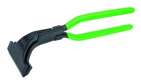 Seaming pliers, bent of 45°, lap joint, 100 mm