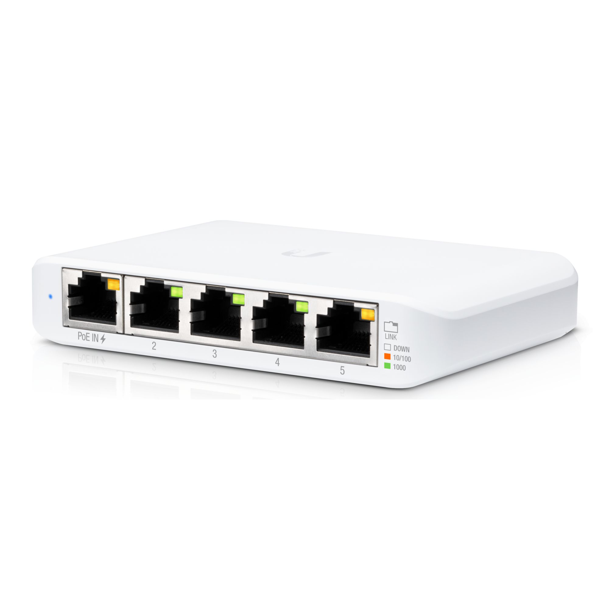 Ubiquiti UniFi Switch USW Flex Mini - 5 Ports - 4x GE (10/100/1000) - 1x GE (10/100/1000) PoE+