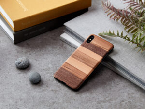 MAN&WOOD SmartPhone case iPhone XS Max sabbia black