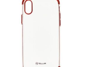 Tellur Cover Silicone Electroplated for iPhone X/XS red