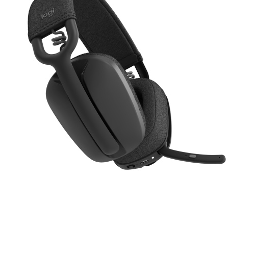 Logitech Zone Vibe 100 Wireless Headphones, Bluetooth, Graphite - Image 2