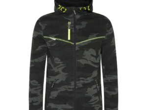 Zipped hoodie North Ways Botta 1509, camouflage/neon, size XXL