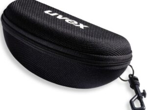 Zipperpounch spectacle case Uvex, hard, belt loop, snap hook