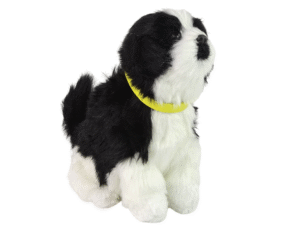 Interactive Plush Dog Soft fur Border Collie breed