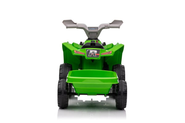 XMX630T Green Battery Quad Bike With Trailer - Image 5