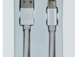 USB kaabel Swissten USB-A - USB-C, 2m, hõbe