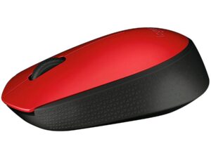MOUSE LOGITECH, "M171", PC sau NB, wireless, 2.4GHz, optic, 1000 dpi, butoane/scroll 3/1, , rosu, "910-004641" (timbru verde 0.18 lei)
