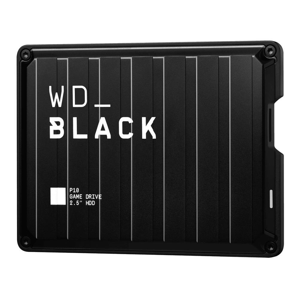 WD_BLACK P10 Game Drive WDBA3A0040BBK - H�rddisk - 4 TB - extern (portabel) - USB 3.2 Gen 1 - svart