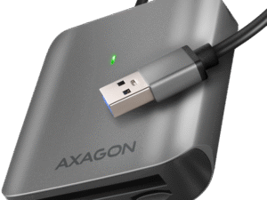 Converter Axagon Aluminum high-speed USB-A 3.2 Gen 1 memory card reader, 3 slots | CRE-S3