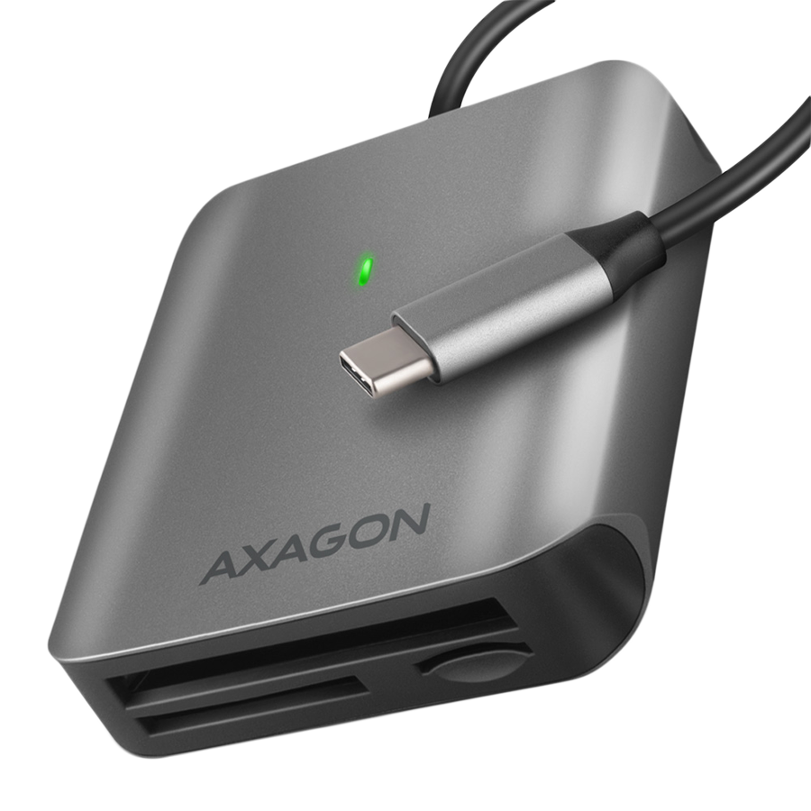 CARD READER USB-C 3-SLOT/SD/MICROSD/CF CRE-S3C AXAGON - Image 2