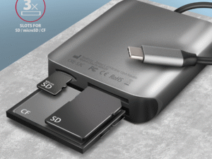CARD READER USB-C 3-SLOT/SD/MICROSD/CF CRE-S3C AXAGON