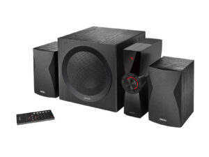 BOXE EDIFIER 2.1, RMS: 69W (2 x 12W, 1 x 45W), bluetooth, telecomanda wireless, volum, bass, treble, AUX/USB/SD, black, "CX7-BK"  (timbru verde 11.00 lei)