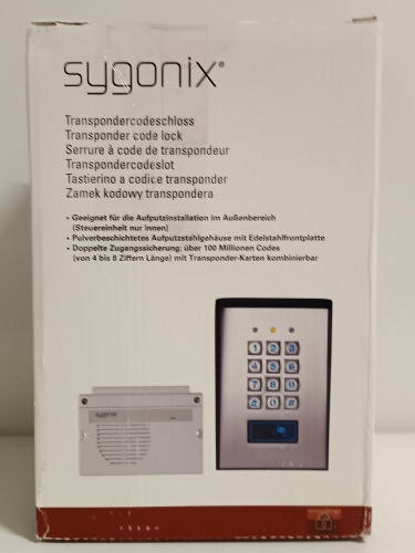Ecost customer return Sygonix 1582020 SurfaceMounted Code Lock IP66 with Illuminated Keyboard, with - Image 6