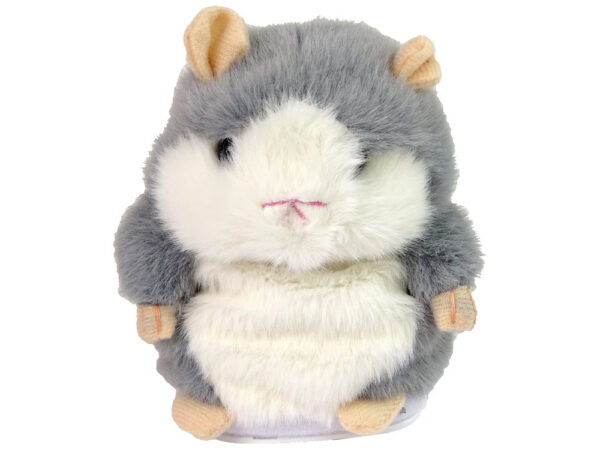 Interactive Talking Hamster Brown Plush Repeating Words - Image 3