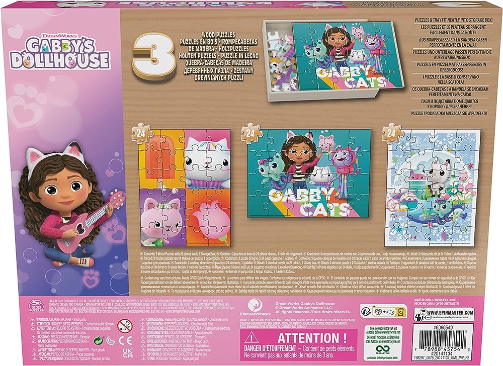Spin Master Gabby's Dollhouse: Wood Puzzle (6066549) - Image 2