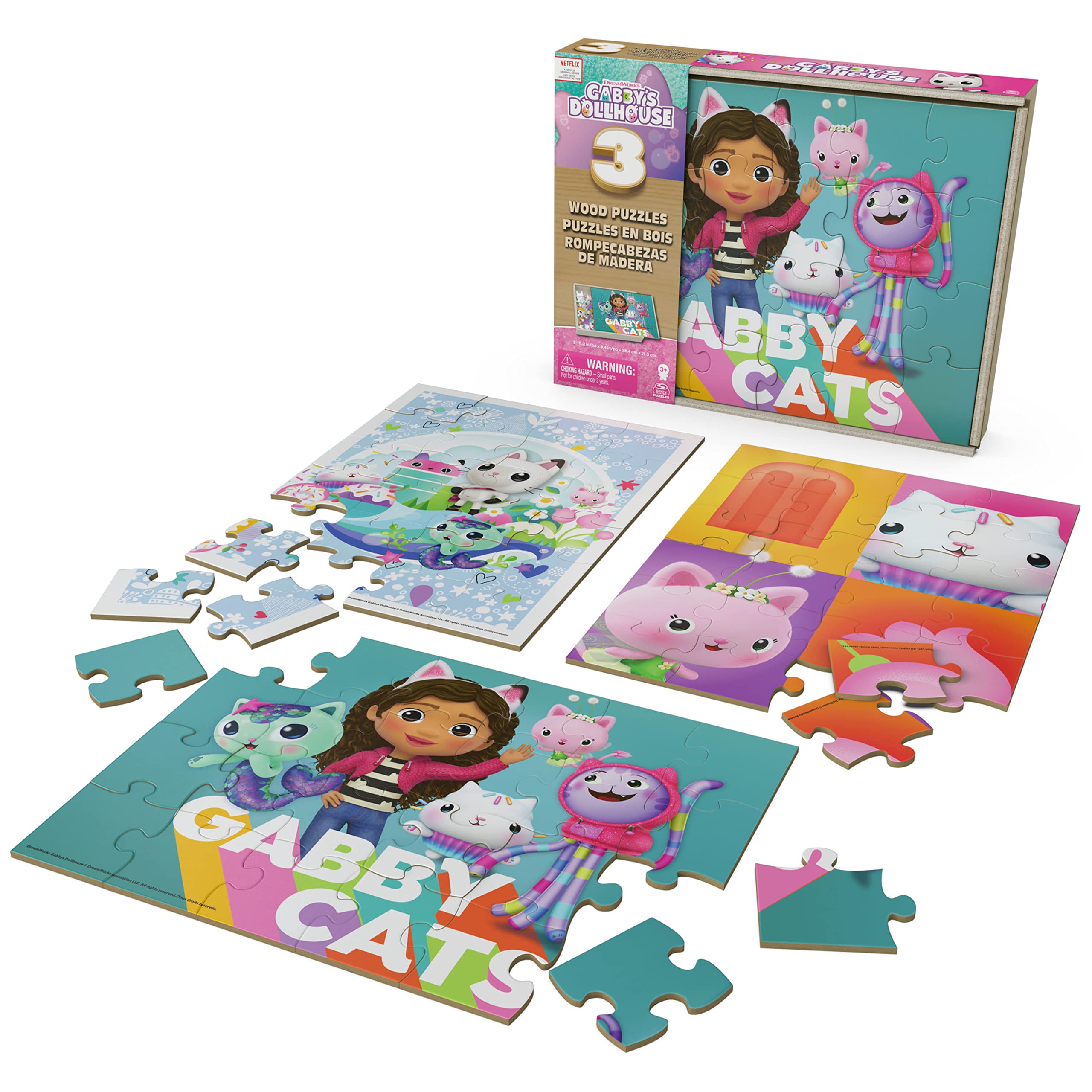 Spin Master Gabby's Dollhouse: Wood Puzzle (6066549) - Image 4