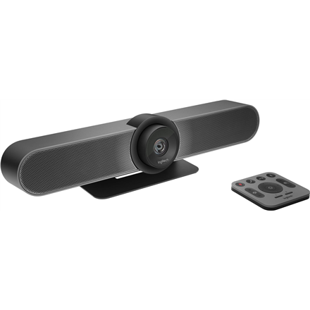 Logitech MeetUp - Konferenskamera - panorering / lutning - f�rg - 3840 x 2160 - ljud - tr�dl�s - Bluetooth LE / NFC - USB 3.0 - MJPEG