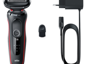 BRAUN Series 5 skuveklis AutoSense, sarkans