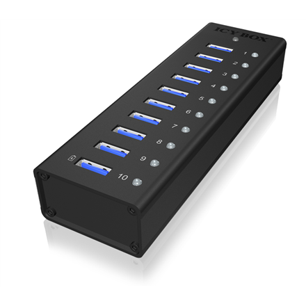ICY BOX IB-AC6110 10x Port USB 3.0 Hub