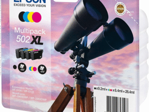 Epson 502XL Multipack - 4-balen� - XL - �ern�, �lut�, azurov�, purpurov� - origin�ln� - blistr - inkoustov� cartridge - pro Expression Home XP-5100, 5105, 5150, 5155, WorkForce WF-2860, 2865, 2880, 2885