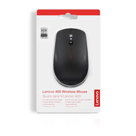 Juhtmevaba hiir Lenovo 400, must - Image 5