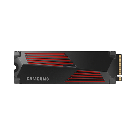Hard drive SSD Samsung SSD||990 PRO with Heatsink|2TB|M.2|PCIE|NVMe|MLC|Write speed 6900 MBytes/sec|Read speed 7450 MBytes/sec|2.3mm|TBW 1200 TB|MTBF 1500000 hours|MZ-V9P2T0CW