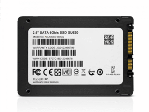 Hard drive SSD ADATA Ultimate SU630 3D NAND SSD 960 GB, SSD form factor 2.5”, SSD interface SATA, Write speed 450 MB/s, Read speed 520 MB/s