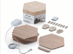 Server - Other Accessories Nanoleaf Elements Wood Look Hexagons Starter Kit (13 panels)