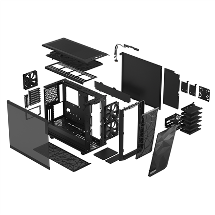 Computer case Fractal Design Meshify 2 Light Tempered Glass Black - Image 15