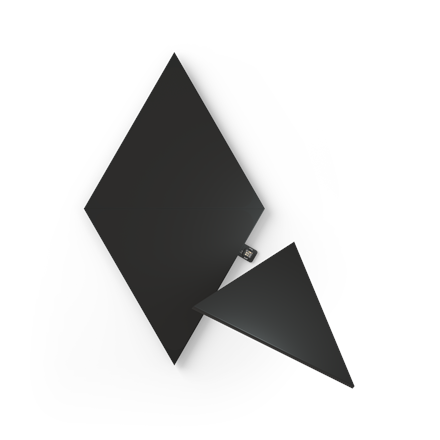 Valguspaneel Nanoleaf Shapes Black Triangles Expansion Pack (3 panels)