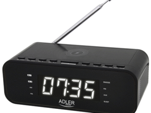 ADLER AD 1192b radio alarm clock black
