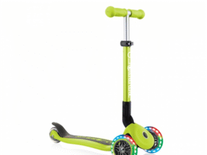 Globber | Junior Scooter | Green | Scooter Junior Foldable Fantasy Lights | 437-106