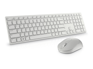 Dell | Keyboard and Mouse | KM5221W Pro | Keyboard and Mouse Set | Wireless | Mouse included | Russian | White | 2.4 GHz