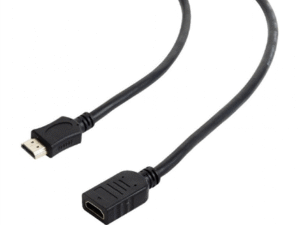 CABLU video GEMBIRD, HDMI (T) la HDMI (M) 2.0, 4.5m, prelungitor, conectori auriti, rezolutie maxima 4K (3840 x 2160) la 60 Hz, Cu, negru, "CC-HDMI4X-15" (timbru verde 0.18 lei)