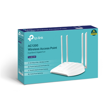 TP-Link TL-WA1201/ 802.11ac - wave2/n/a/b/g/ dual band / AP/AP Client/WDS/ 1xLAN/WAN - 1200 Mbps - Image 3